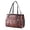 Coffee, variant on Fashion Dog Carrier Purse, Premium Leather Cat Carrier Bag, Airline Approved Soft Sided Pet Travel Tote Bag with Pockets Beige