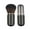 Black, variant on Retractable Makeup Brush, Portable Makeup Brush, Capsule Shape Compact Beauty Brush for Powder Blusher and Facial Cleaning, Soft Synthetic Bristles, Cosmetic Tool for Travel and Gift Use
