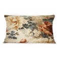 thumbnail image 3 of Designart "Elegance In Rustic Brocade VI" Floral Printed Throw Pillow, 3 of 5