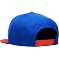 thumbnail image 6 of Royal Blue and Red Pro Style Classic Snapback Wool Blend Plain Basic Cap Hat, 6 of 7