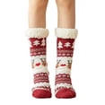 thumbnail image 5 of Calcetines navideños para mujer, con forro polar cálido, tejidos antideslizantes MABOTO Estilo 2, 5 of 5