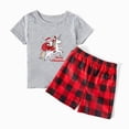thumbnail image 2 of Pijama familiar a juego de Navidad, conjunto de Pijama corto de Papá Noel y unicornio, diseño exclusivo, 2 of 3