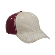 ADAMS RAMBLER- Two Tone Distressed Cap with Heavy Stitching