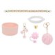 thumbnail image 5 of Juego de accesorios para tazas, juego de colgantes para tazas, adorno decorativo con flores, bonitos llaveros con dijes, juego de cadenas para tazas Rosa claro, 5 of 8