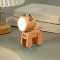 thumbnail image 1 of Lámparas De Plástico Lámpara de escritorio LED recargable por USB con luz nocturna de ciervo naranja para decoración de habitación de niños (1 unidad) JASKFLY, 1 of 8