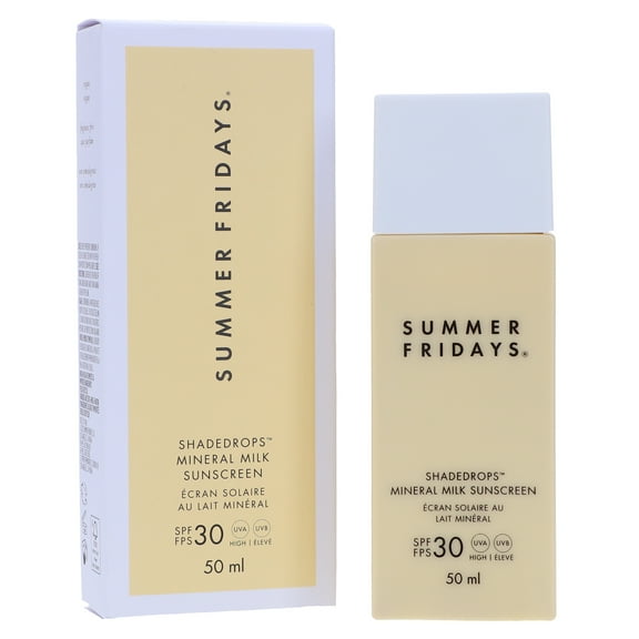 Summer Fridays ShadeDrops Broad Spectrum SPF 30 Mineral Milk Sunscreen 1.7 oz