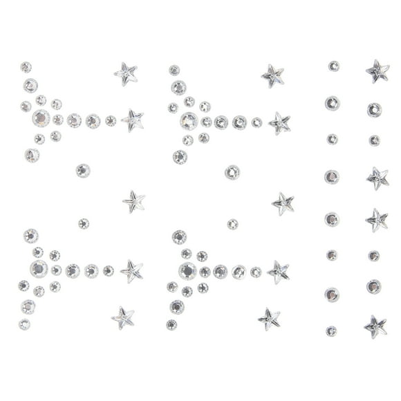 1 Sheet Self Adhesive Face Gems Stick On Face Jewels Festival Face Gems Stickers