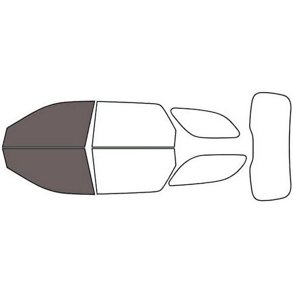 Rvinyl Car Window Pre Cut Tint Film Kit Front 35% Single Ply Fits Dodge Durango 2011-2025