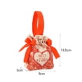 thumbnail image 4 of Bolsa con cordón para novia, bolso de mano para boda, bolso con cordón, bolsa de dulces para banquete, artículos esenciales para bodas, suministros Naranja, 4 of 9