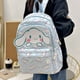 thumbnail image 2 of Sanrio Hello Kitty Kuromi mochila para niños estudiantes de escuela primaria 1-3-6 grado reductor de carga mochilas escolares de gran capacidad niña, 2 of 5