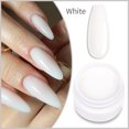 thumbnail image 2 of LILYCUTE 8ml extensión de uñas de Gel blanco claro francés Nail Art DIY Gel duro para prolongar rápidamente las uñas forma de dedo puntas de manicura herramientas zhangmengya  LED, 2 of 2