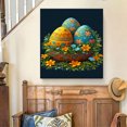 thumbnail image 6 of FLASHLUMI 8x12 Inch Decorated Easter Eggs in Floral Bowl Canvas Wall Art, Bright Holiday Spring Decor for Living Room Bedroom, 6 of 10