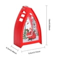 thumbnail image 3 of Oioii Christmas Snowman Lantern - Glittering Christmas Lamp,LED Christmas Night Christmas Decorations Indoor Home Decor, 3 of 8