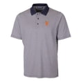 thumbnail image 2 of Men's Cutter & Buck Navy Virginia Cavaliers Vintage Big & Tall Forge Tonal Stripe Stretch Polo, 2 of 3