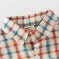 thumbnail image 4 of YTDSCS Boys Summer Shirts for Kids Toddler,1-8Years Baby Short Sleeve Shirts Plaid Lightweight Cotton Boys Button down Shirt Kids Clothes, 4 of 8