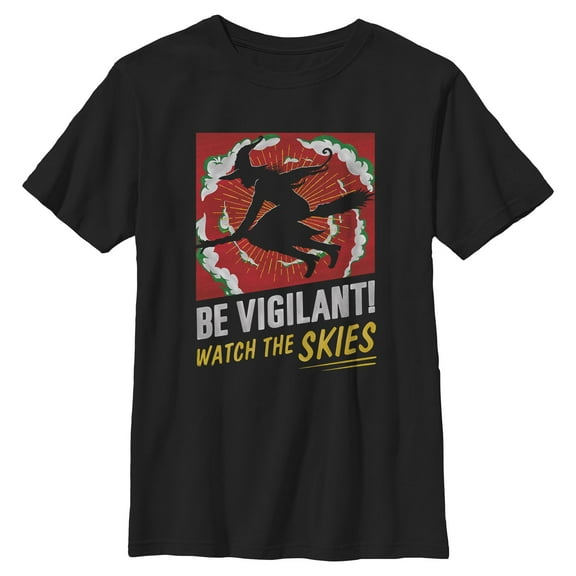 Boys Wicked: For Good Elphaba Watch the Skies T Shirt