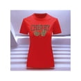 thumbnail image 1 of Playera Blusa Cherry Cerezas Animal Print Color Rojo Talla Mediana Marca Emil SaEs, 1 of 4