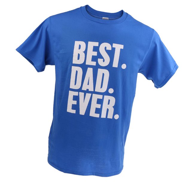 Best Papa Ever Fathers Day Papa Birthday Holiday Saying Slogan Camiseta de Cuello en V - Azul , L Sunnimix Camiseta para hombre