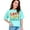 Chalky Mint, variant on Good Vibes Only, Being Positive Quote, Groovy Retro Wavy Text, Ivory Comfort Colors T-Shirt, Small
