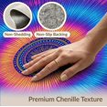 thumbnail image 6 of ODIKA Tie Dye Abstract Hippie Marbled Swirl Center Vibrant Flow Gradient for Small Living Room, Playroom, Bedroom, Easy Care Kids Safe, 6 of 7