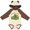 Natural & Brown w Ears, variant on Inktastic Grandma Camp With Camping Animals Boys or Girls Long Sleeve Baby Bodysuit