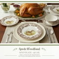 thumbnail image 2 of Spode Woodland Quail 9" Soup Plate - Rustic Fine Earthenware Bowl for Soup, Pasta or Salad with Game Bird Design - Microwave, Oven, Freezer & Dishwasher Safe - Coordinates with Woodland and Delamere, 2 of 7