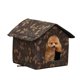 thumbnail image 1 of XNSHUN Casa para gatos al aire libre, resistente al invierno, plegable, impermeable, resistente a la intemperie, suave y cálida, con cojín extraíble para perros pequeños y gatos., 1 of 5