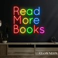 thumbnail image 2 of Glowneon Read More Books Neon Sign, Bookish Led Sign, Book Store Sign, 2 of 4