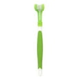 thumbnail image 3 of Visland Pet Toothbrush Three Sided Multi-angle Cleaning Plastic Dog Soft Bristle Toothbrush for Oral Care, 3 of 9