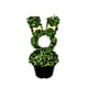thumbnail image 1 of Adorno de conejito de Pascua | Decoración de jardín de cerámica verde | Decoración primaveral para interiores y exteriores | Decoración festiva para niños y familia, 1 of 4
