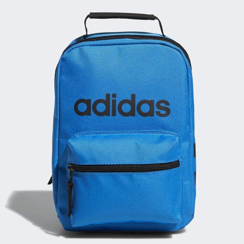 blue adidas lunch bag