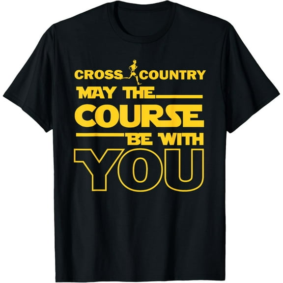 Cross Country May the Course be with you runner jogger gift T-Shirt