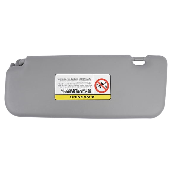 GELUOXI Passenger Side Sun Visor for Hyundai Accent Hatchback Sedan 1.6L L4 2012-2015 Gray 1Pc