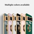 thumbnail image 2 of Fashion Smooth Slim TPU Phone case with Finger Ring Holder for Google Pixel 7 6A 5A Pro Back Cover Popular Comfortable Durable Anti-Scratch Bumper(White,Pixel 5A), 2 of 7