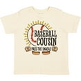 thumbnail image 3 of Inktastic Baseball Cousin Pass the Snacks Boys or Girls Toddler T-Shirt, 3 of 5