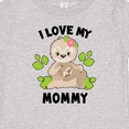 thumbnail image 4 of Inktastic Cute Sloth I Love My Mommy with Green Leaves Boys or Girls Baby T-Shirt, 4 of 5