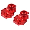thumbnail image 2 of 2pcs Aluminum Alloy Portal Drive Housing Rear for -4 1/10 Crawler Part (Red), 2 of 8