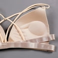 thumbnail image 6 of KOOYTE Front Closure Women Bras Padded Wire Free Strappy Super Push Up Bralette Women intimes Backless Underwear, 6 of 6