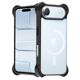 thumbnail image 4 of Mr. Gadgets Funda De Uso Rudo Para iPhone, Diseño Magnetico, Case Transparente De Acrilico Epoxi, Tecnología Ultra Bounce, Anti-caídas Compatible Con iPhone Air Color Negro Transparente, 4 of 7