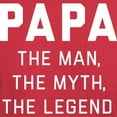 thumbnail image 3 of CafePress - Papa: The Man The Myth The Legend Dark T Shirt - Men's Classic Graphic Cotton T-Shirt, 3 of 4
