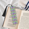 thumbnail image 4 of Kdxio Graffiti Pineapples Print Metal Tassel Bookmarks,Perfect Gift for Art Lovers and Bookworms Metal Bookmarks for Women, 4 of 8