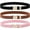 A-Black+Brown+Pink, variant on AWAYTR Kids Elastic Belt - Adjustable Toddler Heart Buckle Stretch Belts for Boys Girls