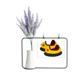 thumbnail image 1 of Coche de parachoques del parque de atracciones de ilustración Tarjeta de jarrón de lavanda artificial, 1 of 3