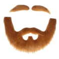 thumbnail image 2 of Barba postiza divertida y vello facial falso para Halloween, Navidad, fiestas, cosplay amarillo, 2 of 9