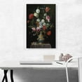 thumbnail image 2 of ARTCANVAS Still Life Irises Peonies Narcissi Tulip Flowers Blue White Porcelain Vase Canvas Art Print by Jan Van Kessel Elder - Size: 26" x 18" (0.75" Deep), 2 of 9