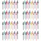 thumbnail image 1 of 96 Uds. LáPices de Notas para Estudiantes LáPices de Notas Musicales con Borrador LáPices de MúSica de Colores LáPiz Doblado de Clave de Sol de Madera, 1 of 9