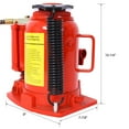 thumbnail image 2 of Air Hydraulic Bottle Jack, 32 Ton/70550 LBS All Welded Bottle Jack, 10-16.3 inch Lifting Range, Manual Handle and Air Pump, for Car, Pickup, Truck, RV, Auto Repair, Industrial Engineering, 2 of 11