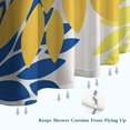 thumbnail image 6 of Yellow Floral and Petal Pattern Shower Curtain 36"x72" ,Bathroom Decorative Shower Curtains Set with 12 Hooks,Modern Waterproof Washable Shower Curtain, 6 of 6