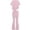 Pink, variant on SGMVNU Tween Girls Clothes 2 Piece Summer Outfits Short Sleeve Casual Loose Tops and Flare Pants Matching Clothing Sets, Size 11-12 Years, White