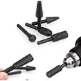 thumbnail image 5 of Rotary Burr Set Power Tools Wood Grinding Engraving Carving File Rasp Drill Bits Rotary Drill Burrs Shank Bit Set For Woodworking Kit (5pcs, Black), 5 of 5